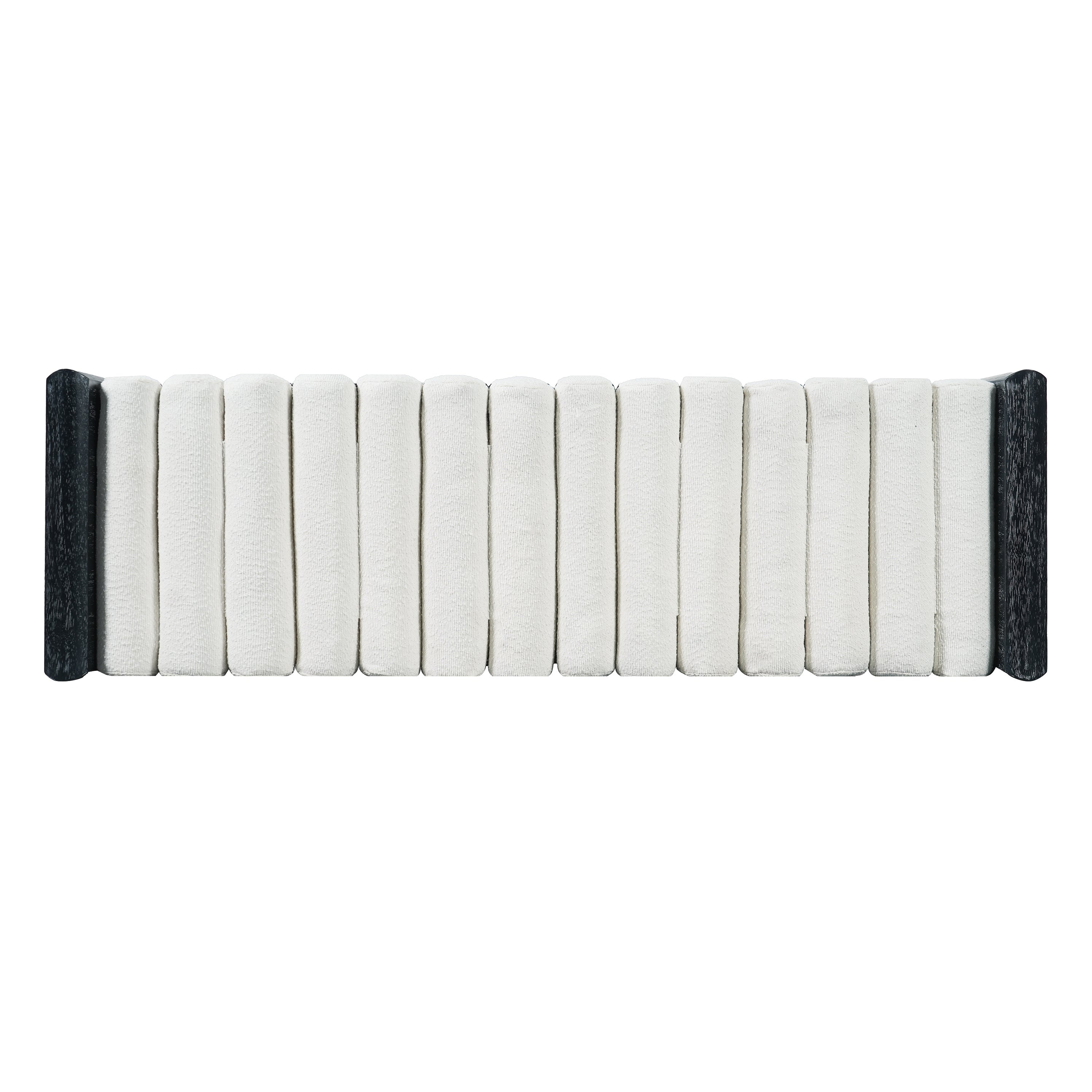 Modern Chenille Upholstered Bench