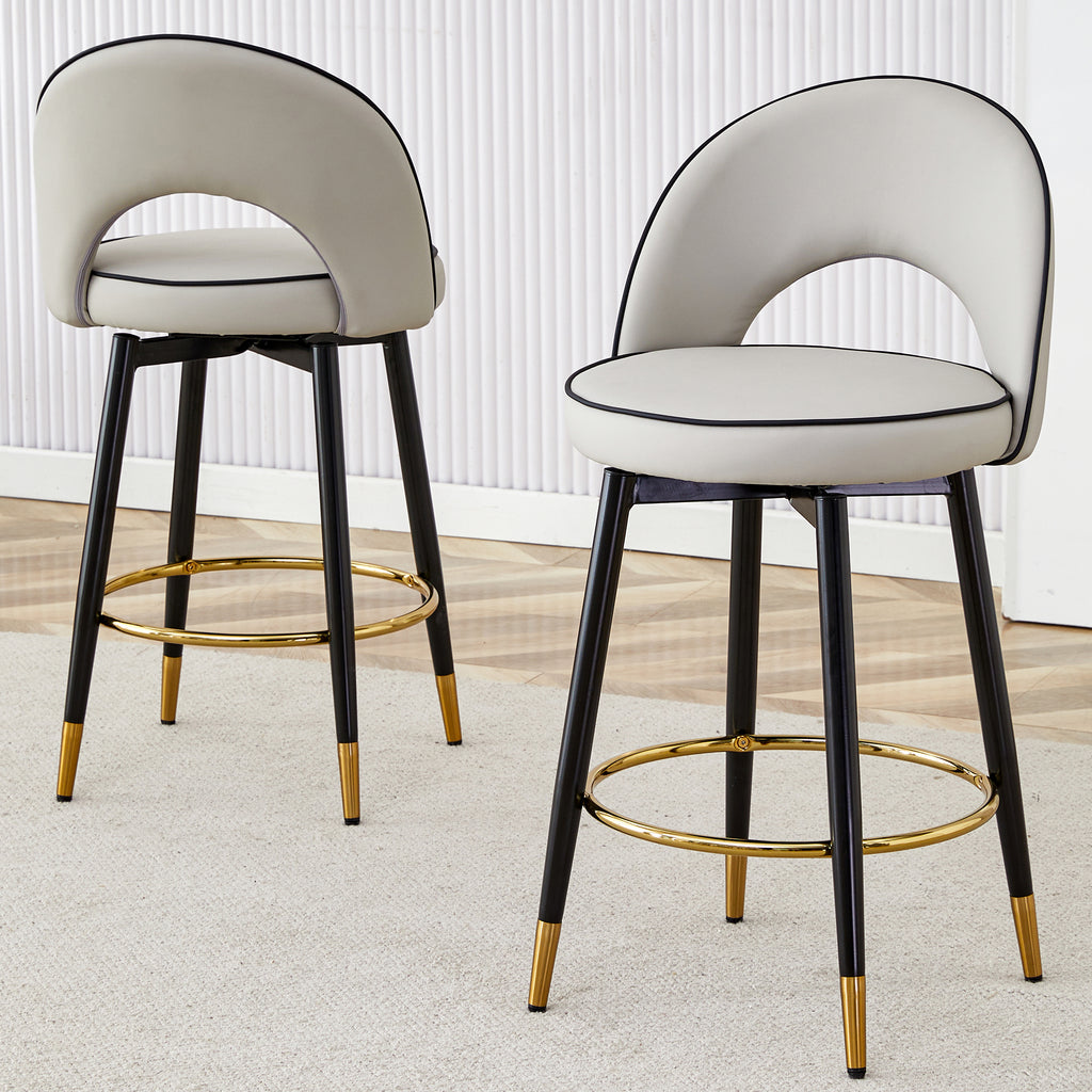 360° Rotatable Bar Chair Set of 2