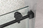 Black 1/4 Inch 6mm Glass Shower Doors