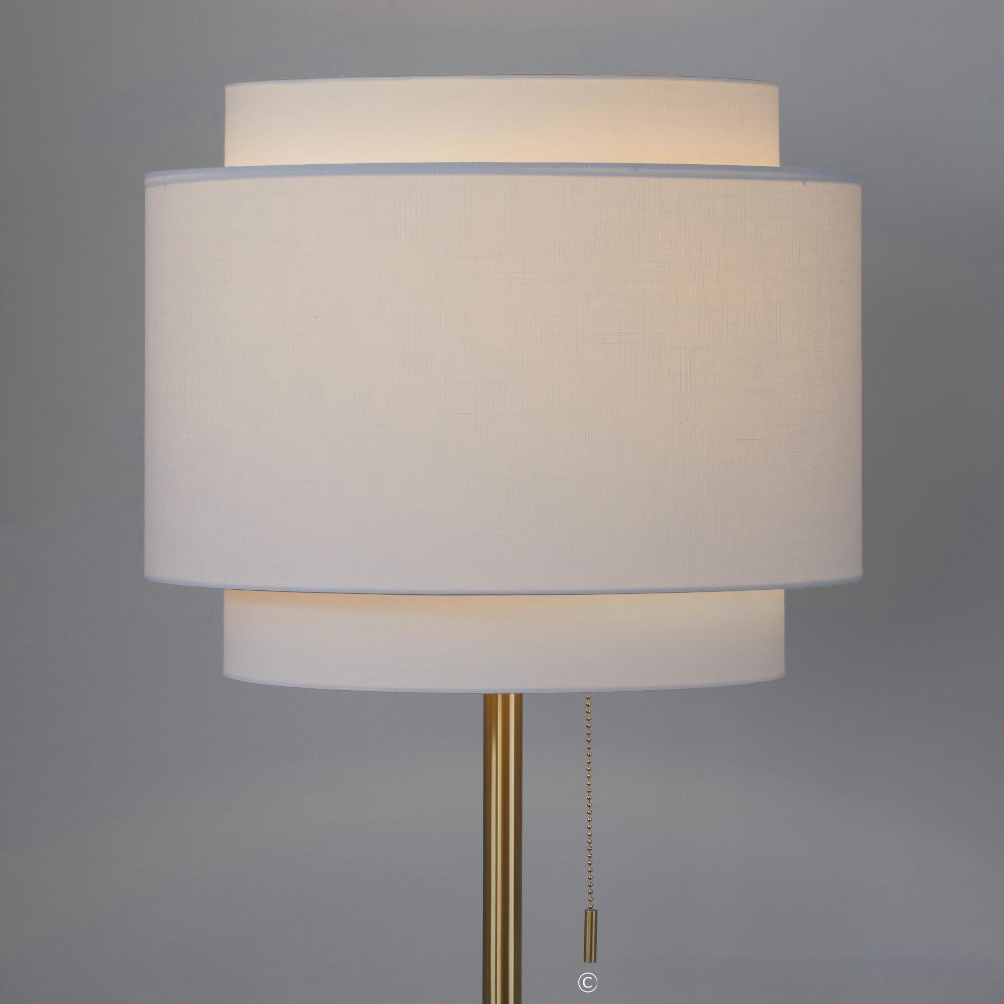 Tier 64" Contemporary Metal Floor Lamp