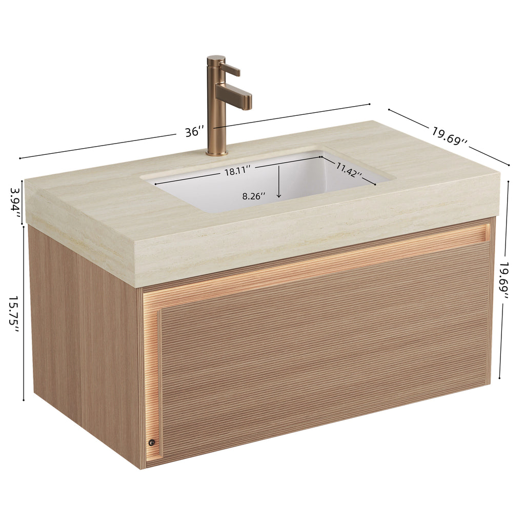 NYAH 36'' Bathroom Vanity & Sink