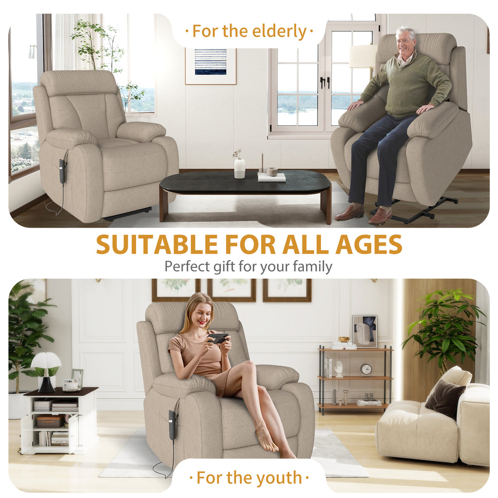 Power Lift Recliner for Elderly - Electric Recliner Chairs