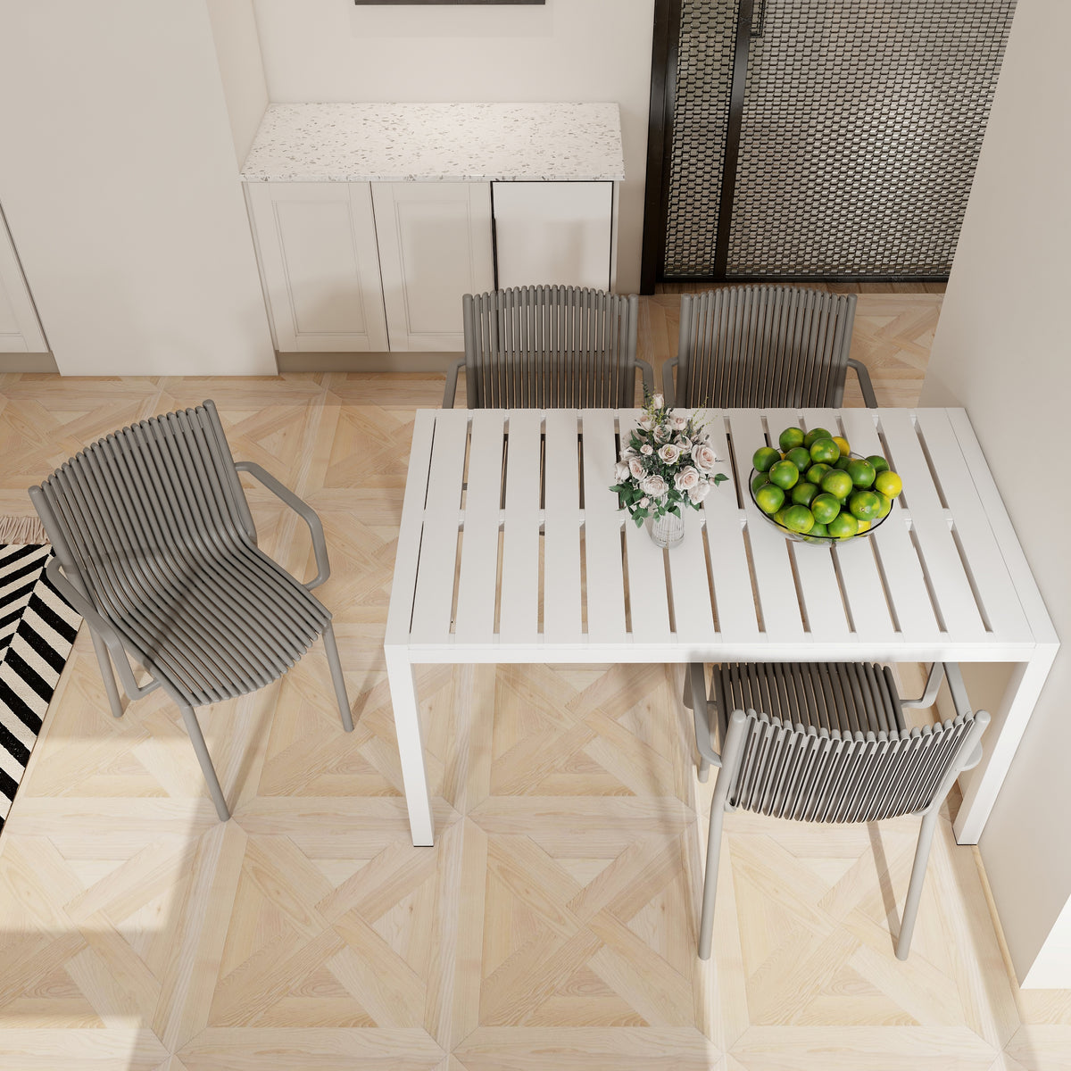 Summer 4-Piece Warm Patio Furniture Set