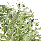 6 FT Tall Artificial Olive Tree - Lifelike Design for Your Space