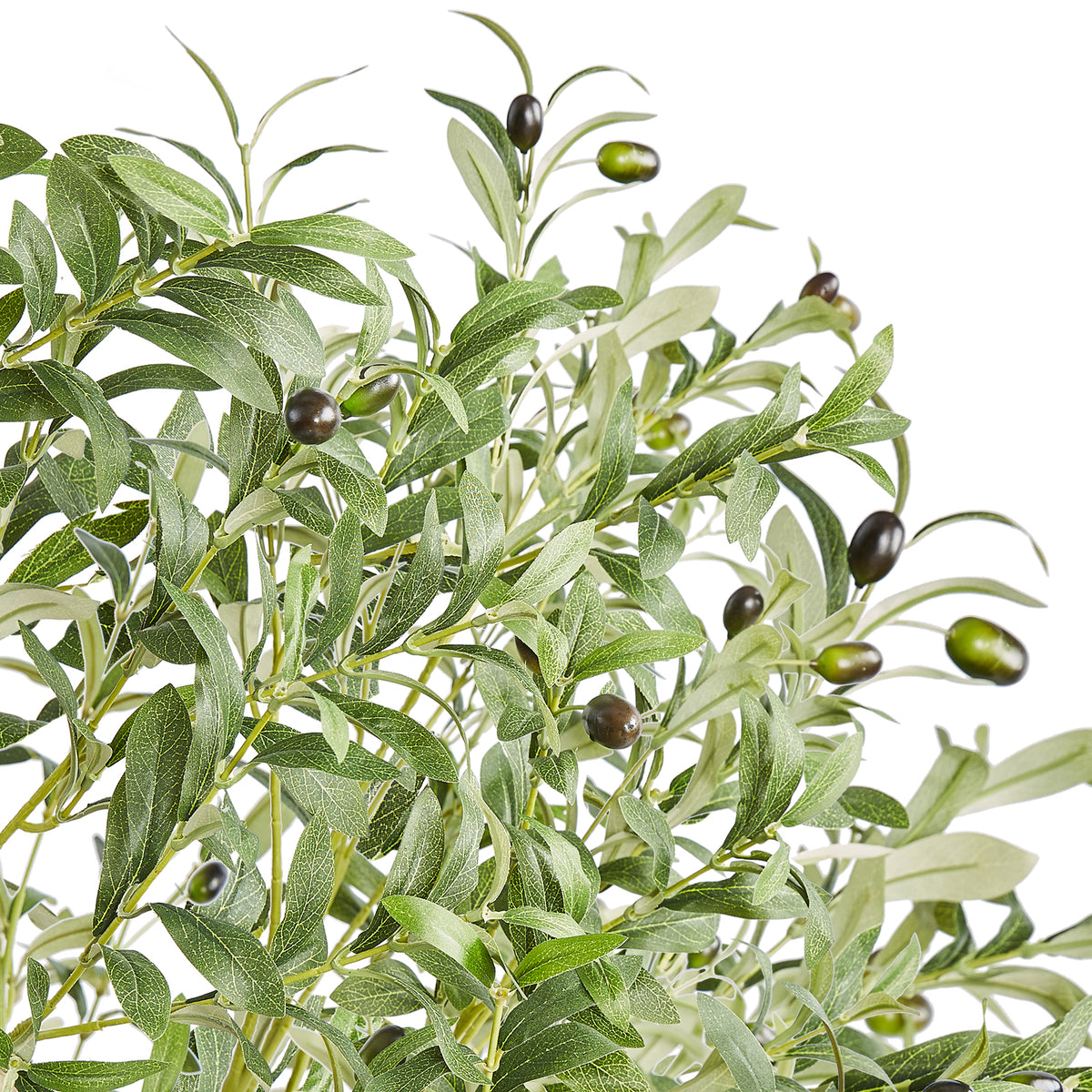 6 FT Tall Artificial Olive Tree - Lifelike Design for Your Space