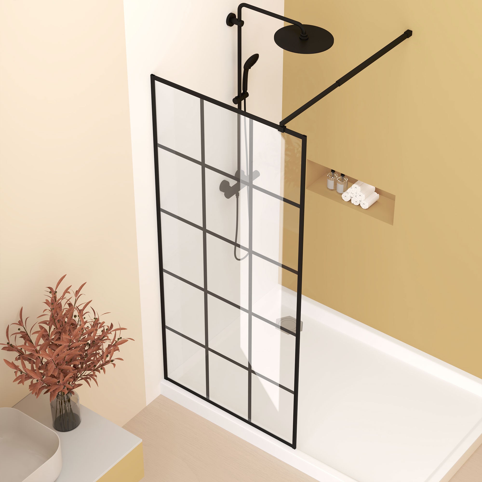 Framed Glass Shower Screen