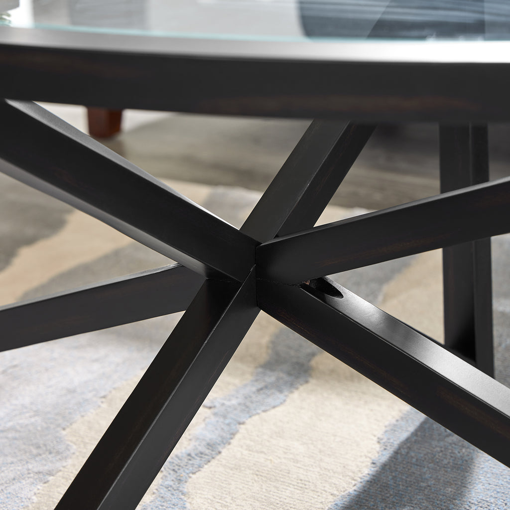 Modern Simple Glass Coffee Table