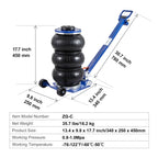 VEVOR Air Jack - 3 Ton/6600 lbs Triple Bag Air Jack