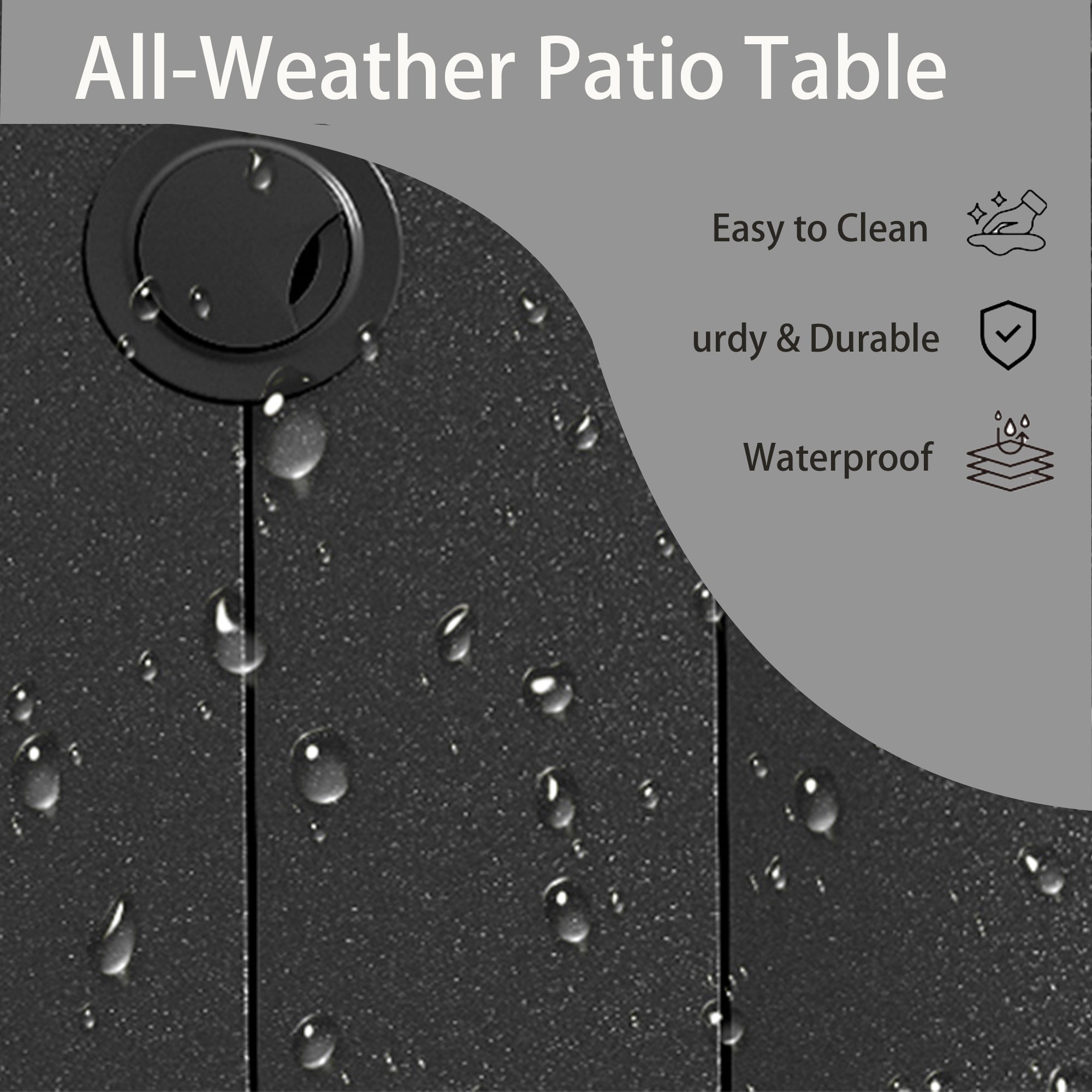 7 Pieces Outdoor Patio Dining Set
