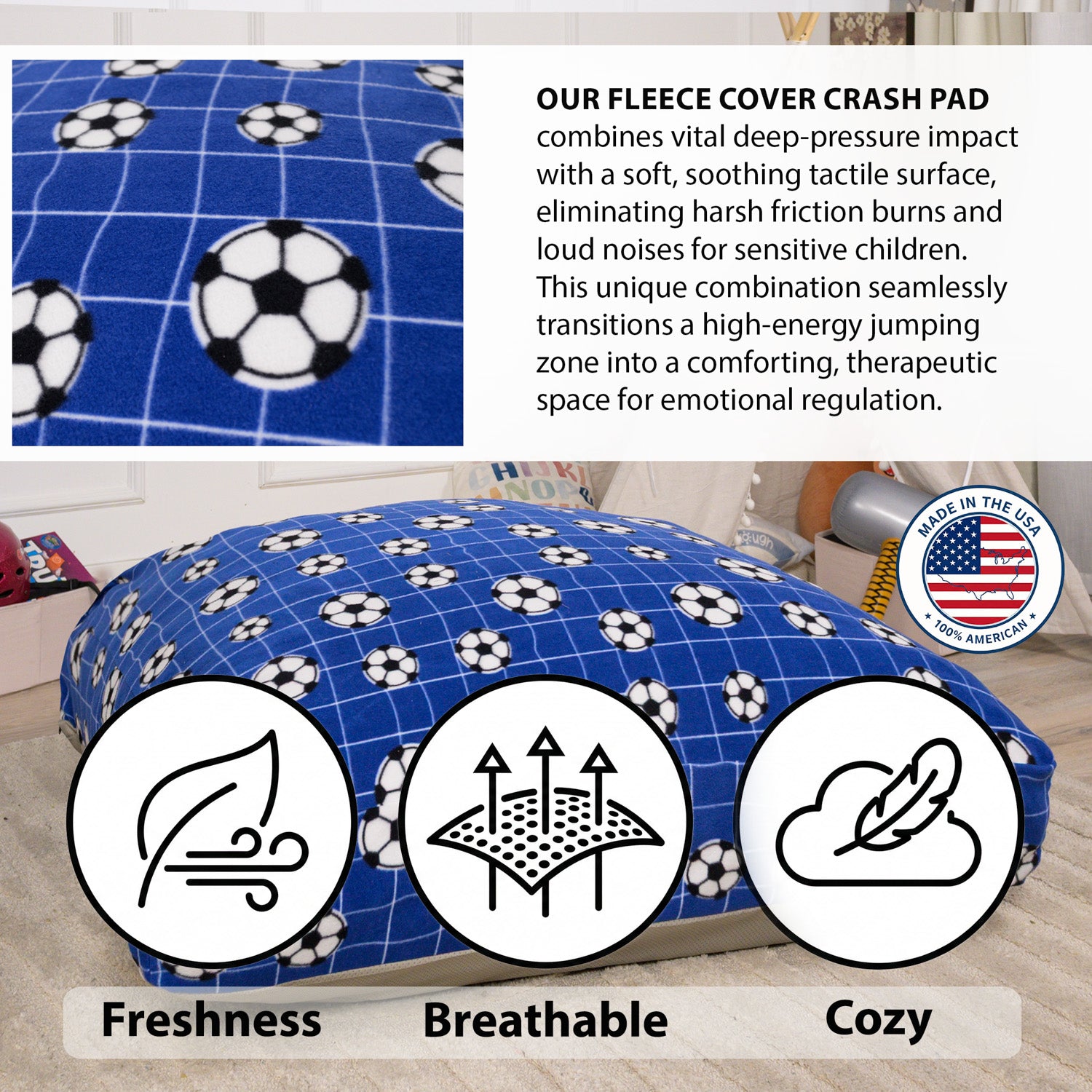 Sensory Crash Pad for Kids & Adults