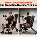 2-in-1 Weight Bench for Home Gym