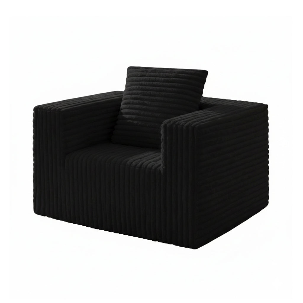 Small Boneless Sofa Chair, No Assembly Couch in a Box