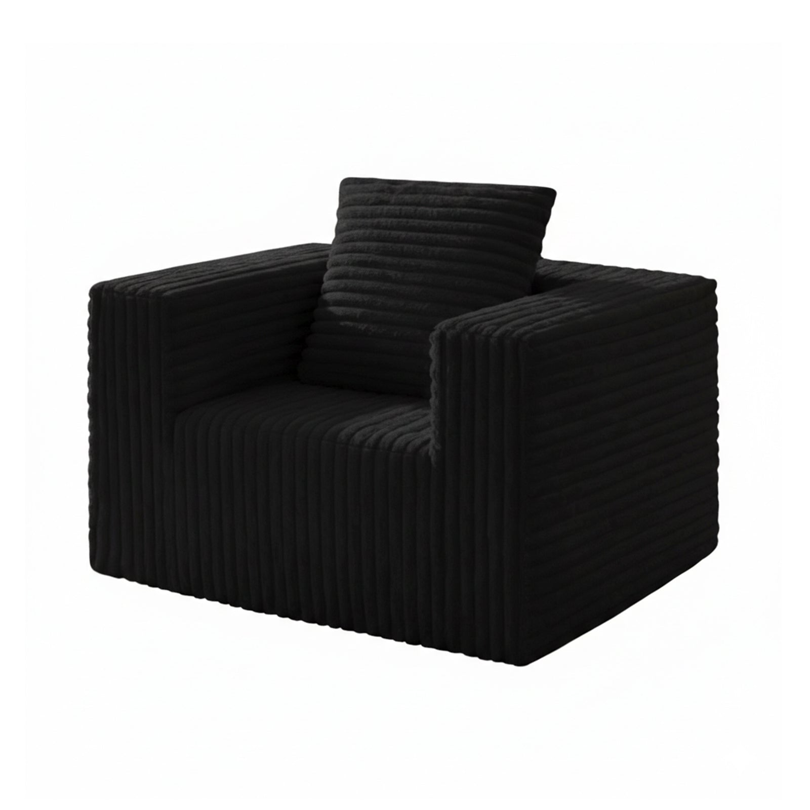 Small Boneless Sofa Chair, No Assembly Couch in a Box