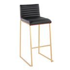 30" Contemporary Fixed-Height Barstool