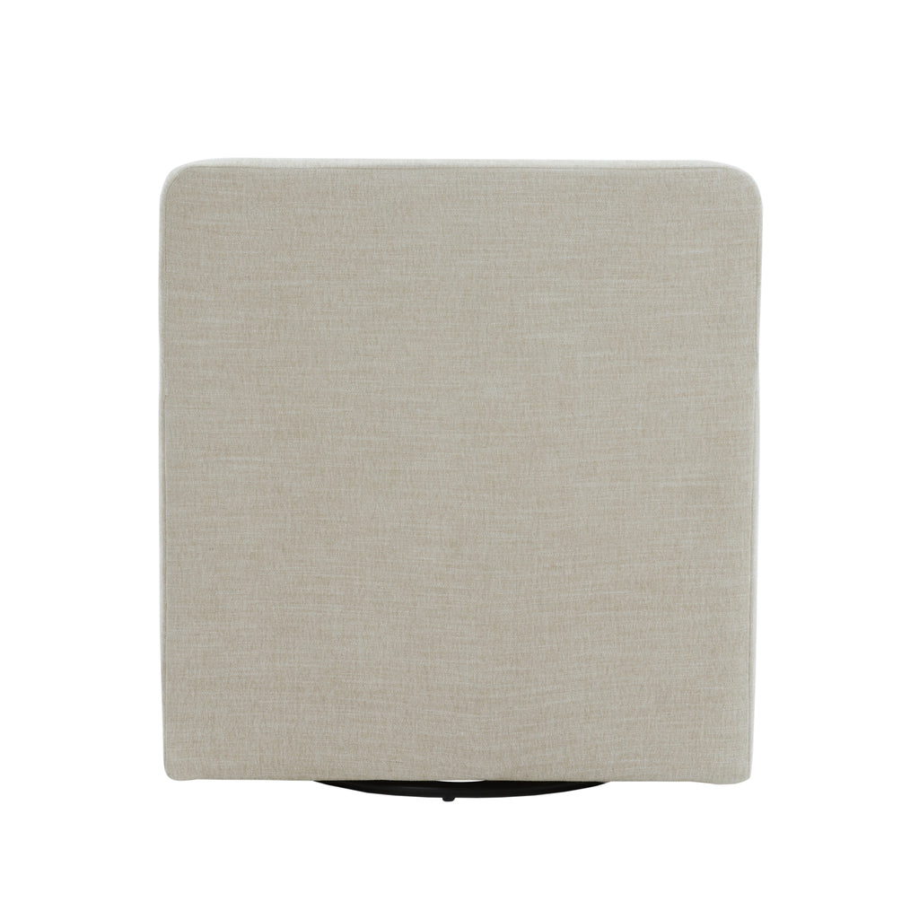 Torrance Swivel Accent Chair with Nailhead Trim