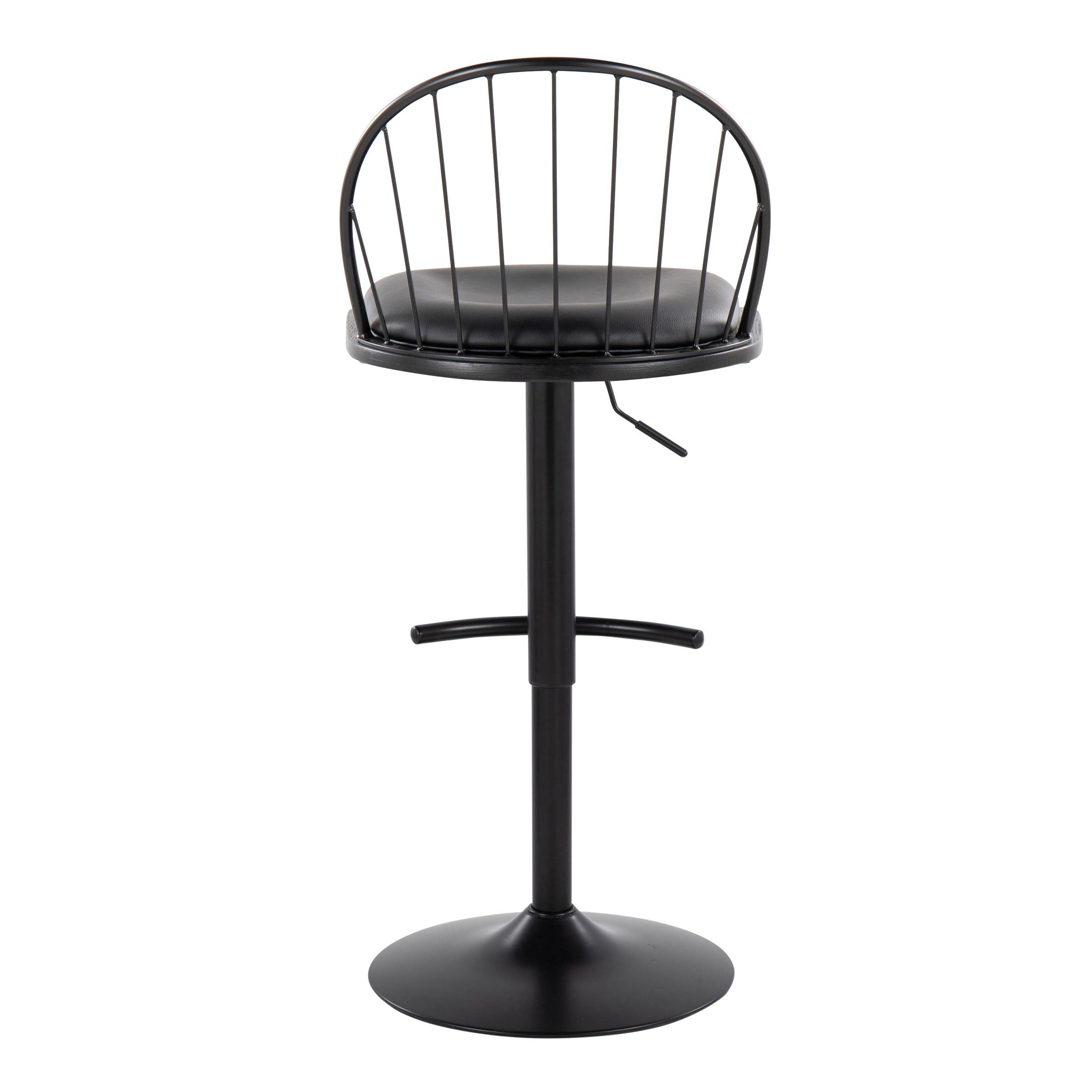 Adjustable Height Barstool with Swivel