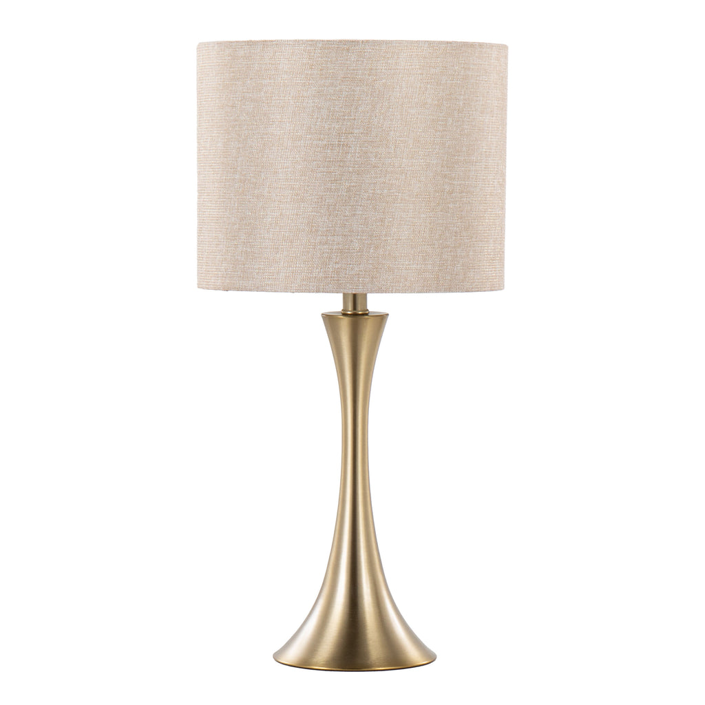 24" Contemporary Metal Table Lamp