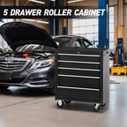 5-Drawer Rolling Tool Chest With Lock & Key