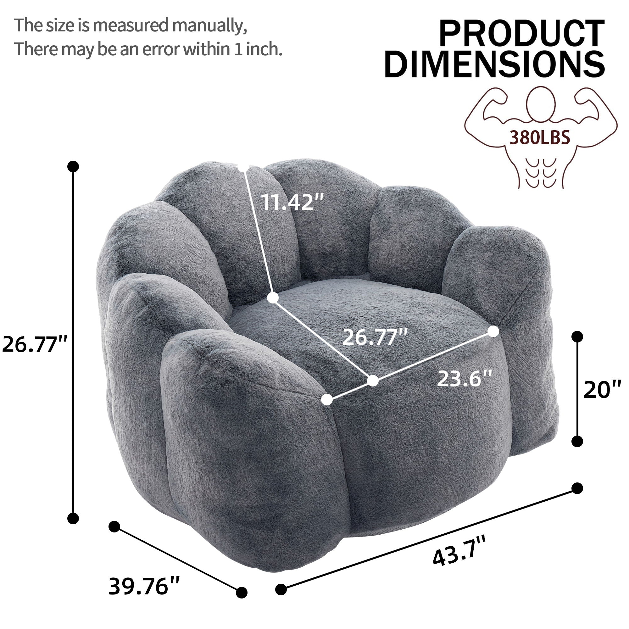 Lotus Style Compression Sofa With Pull Ring