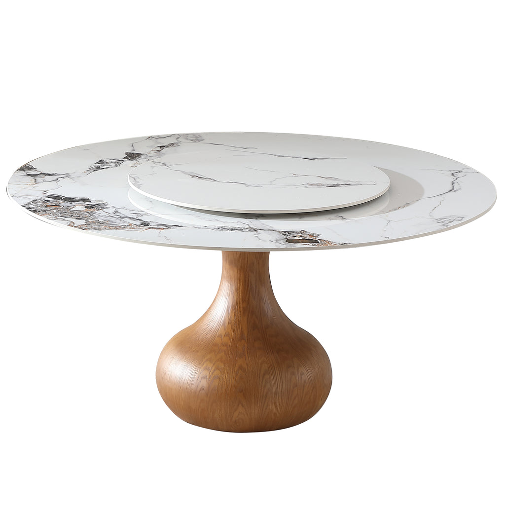 53" Round Sintered Stone Dining Table