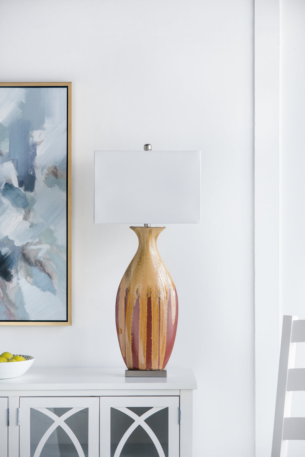 16x10.5x36" Ceramic Table Lamp