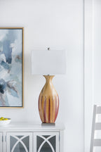 16x10.5x36" Ceramic Table Lamp