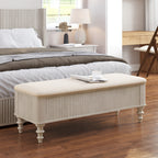 50.8-Inch Multi-Functional Storage Ottoman Bench