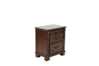 Luxurious Queen Size Bed 2x Nightstands 3pc Bedroom Set