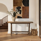 Hawthorne 60" Solid Reclaimed Elm Trestle Console Table