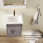 16" Floating Bathroom Vanity