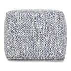 Nate 18 Inch Square Pouf