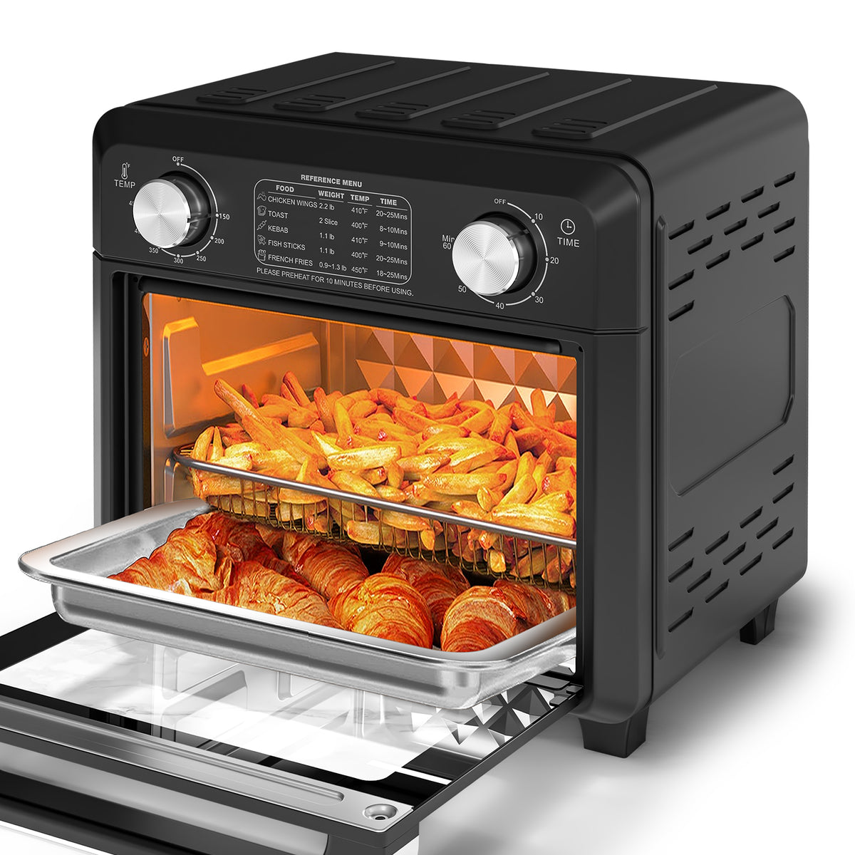 Compact Air Fryer Toaster Oven 11QT