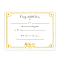 Wedding Collection Certificate