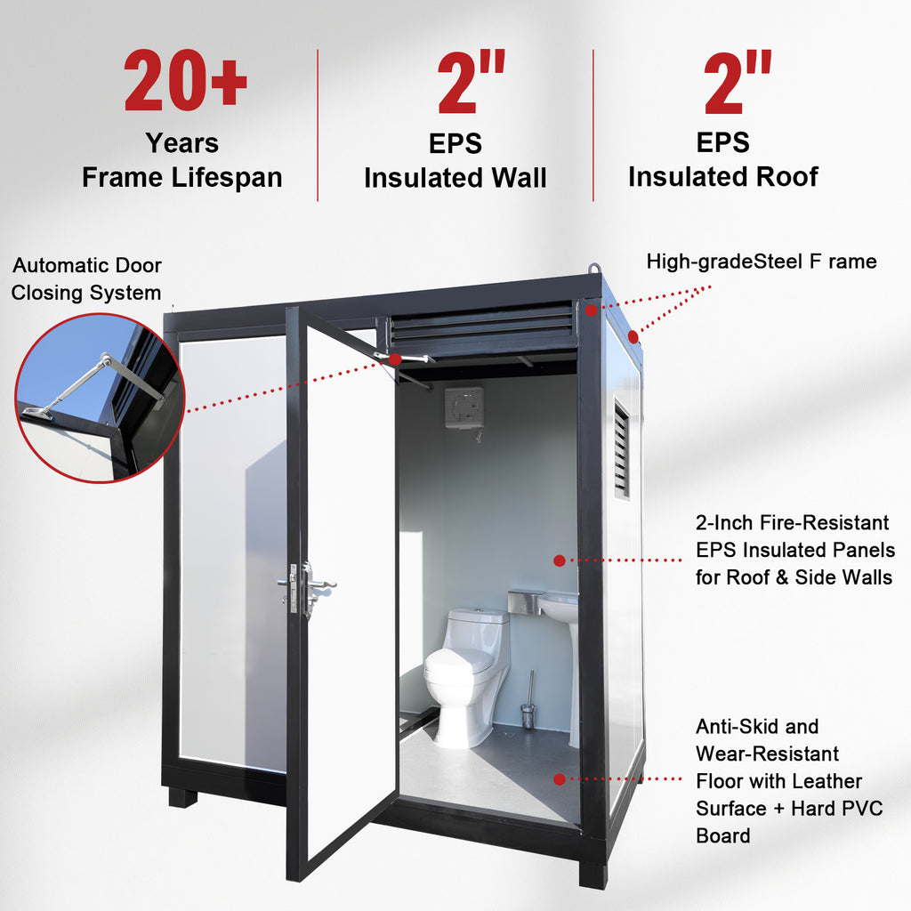 Portable Toilet Cabin - Outdoor Shower Room