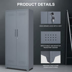 Gray And Heavy Duty Storage Cabinet
