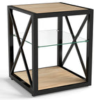 Modern End Table Nightstand for Bedroom & Living Room