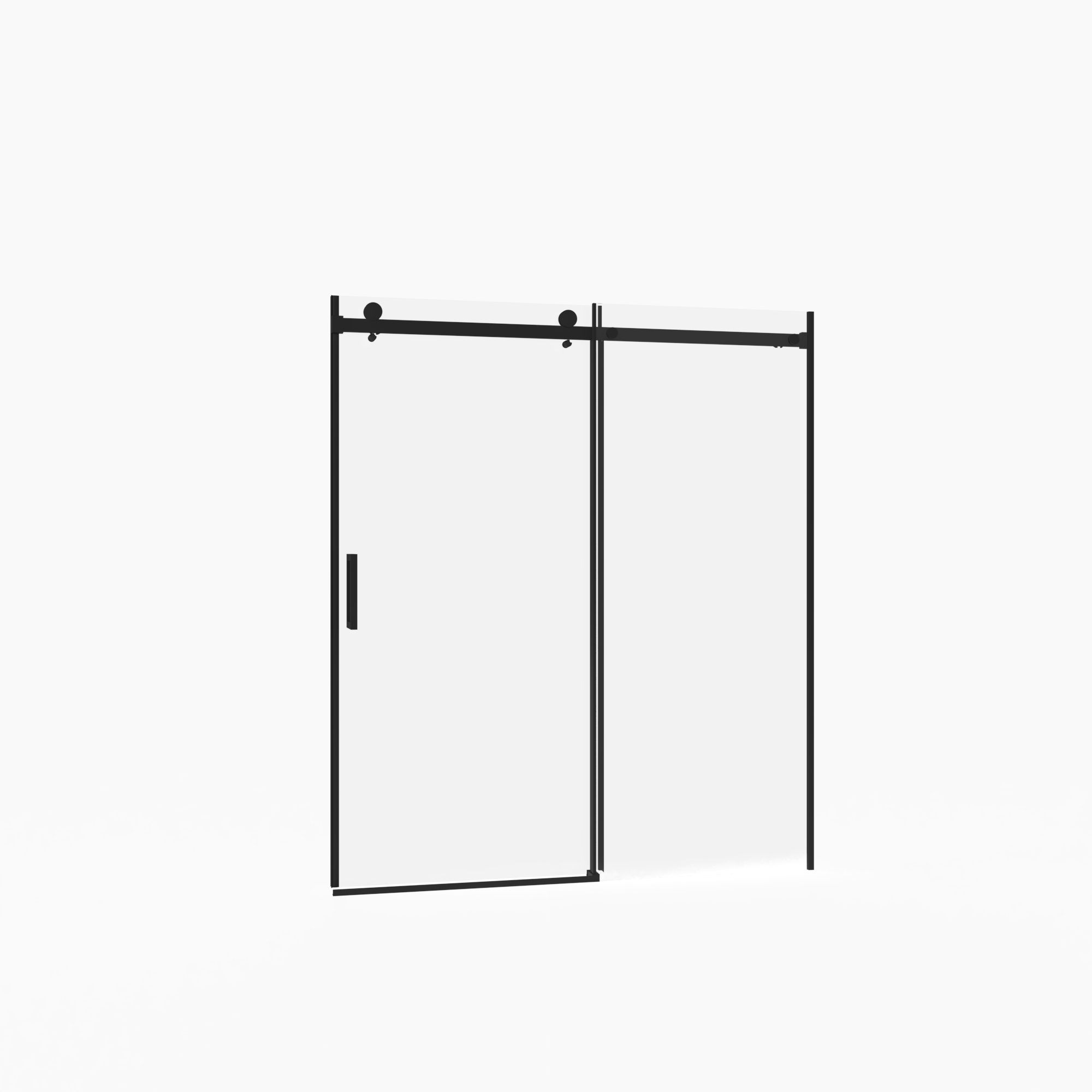 Frameless Sliding Shower Door - 56-60"W x 72"H