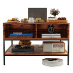 Farmhouse Flip Top Coffee Table with Storage