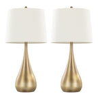 29" Contemporary Metal Table Lamp