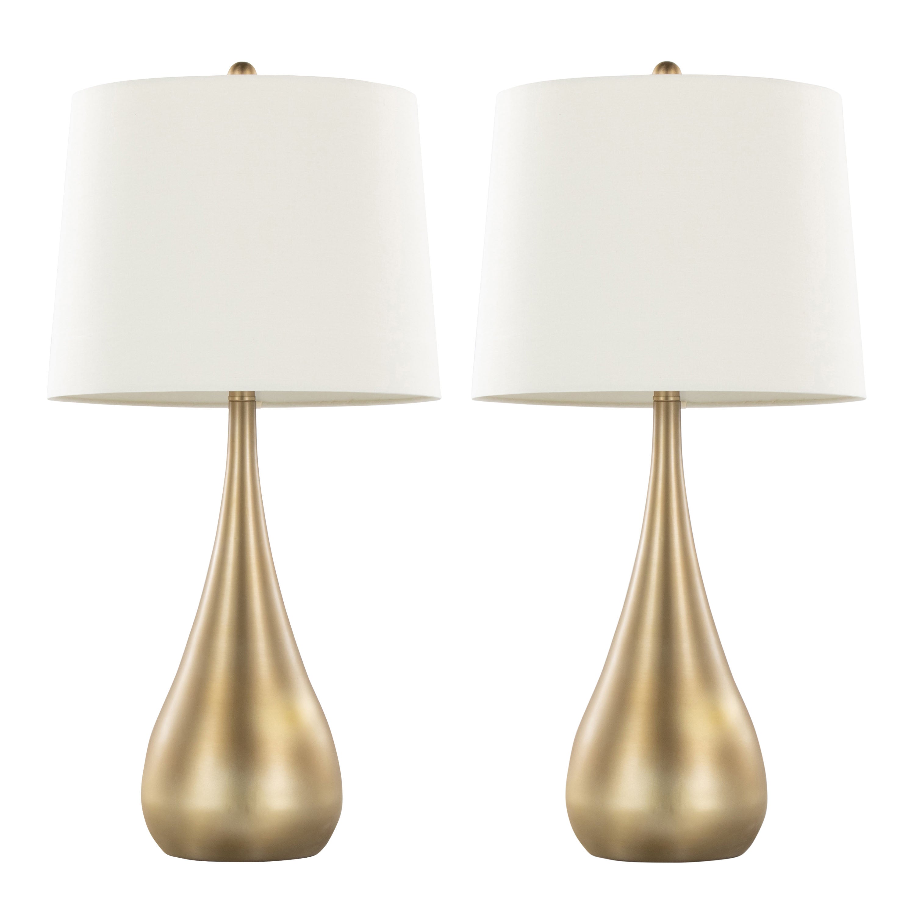 29" Contemporary Metal Table Lamp