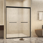 Double Sliding Shower Door - 44-48" W × 72" H