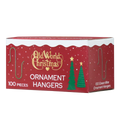 100 Green Ornament Hangers