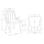 Eda Wood Upholstered Dining Chair