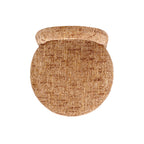 Penny Round Arched Fully Upholstered Counter Stool Set of 2, Golden