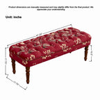 Sofa Chair Living Room Single Sofa Chair & Tufted Floral Bench