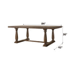 Bernard Weathered 7PC Dining Set