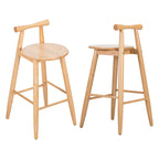 Grove Indoor Rubberwood Barstool