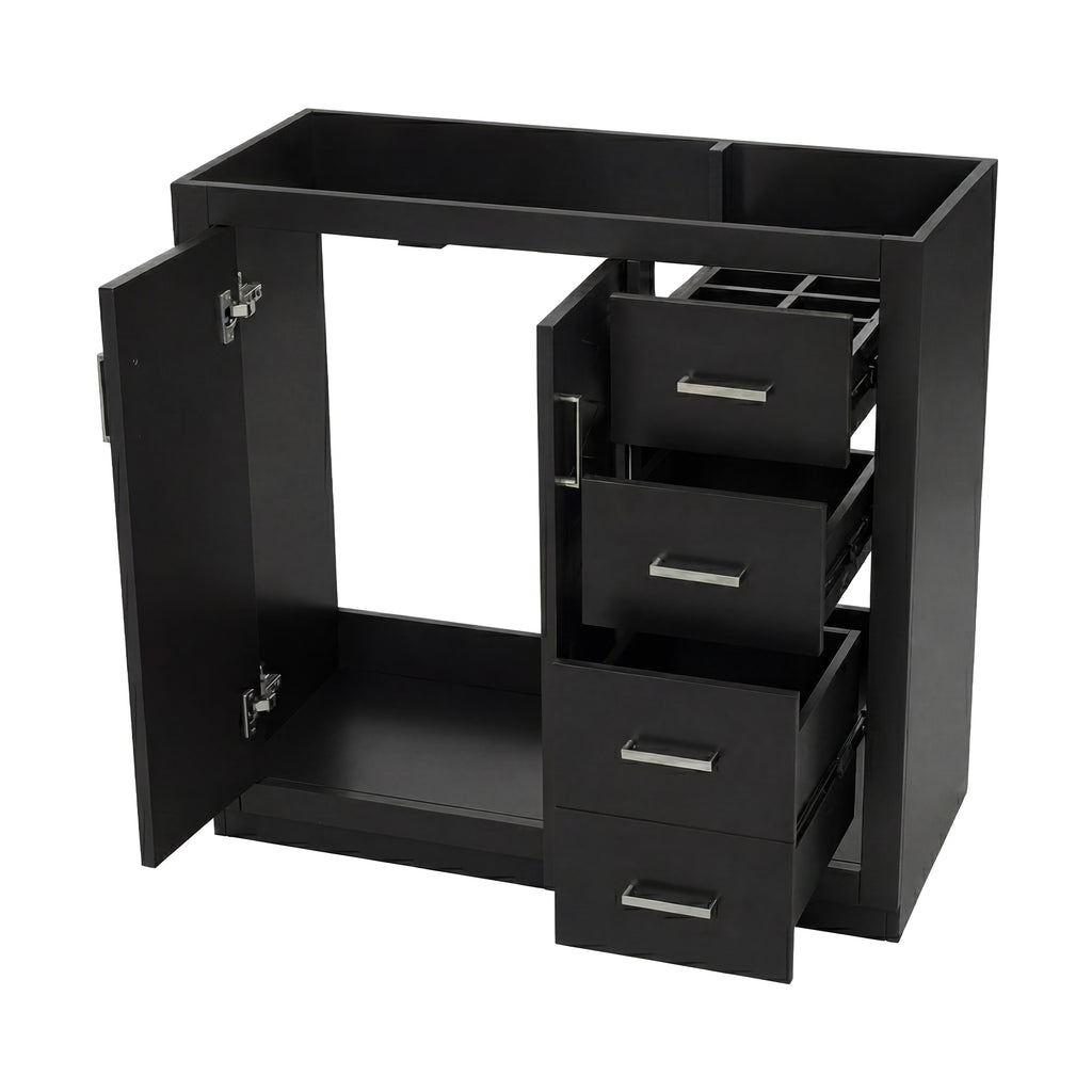 36" Bathroom Vanity Without Top Sink