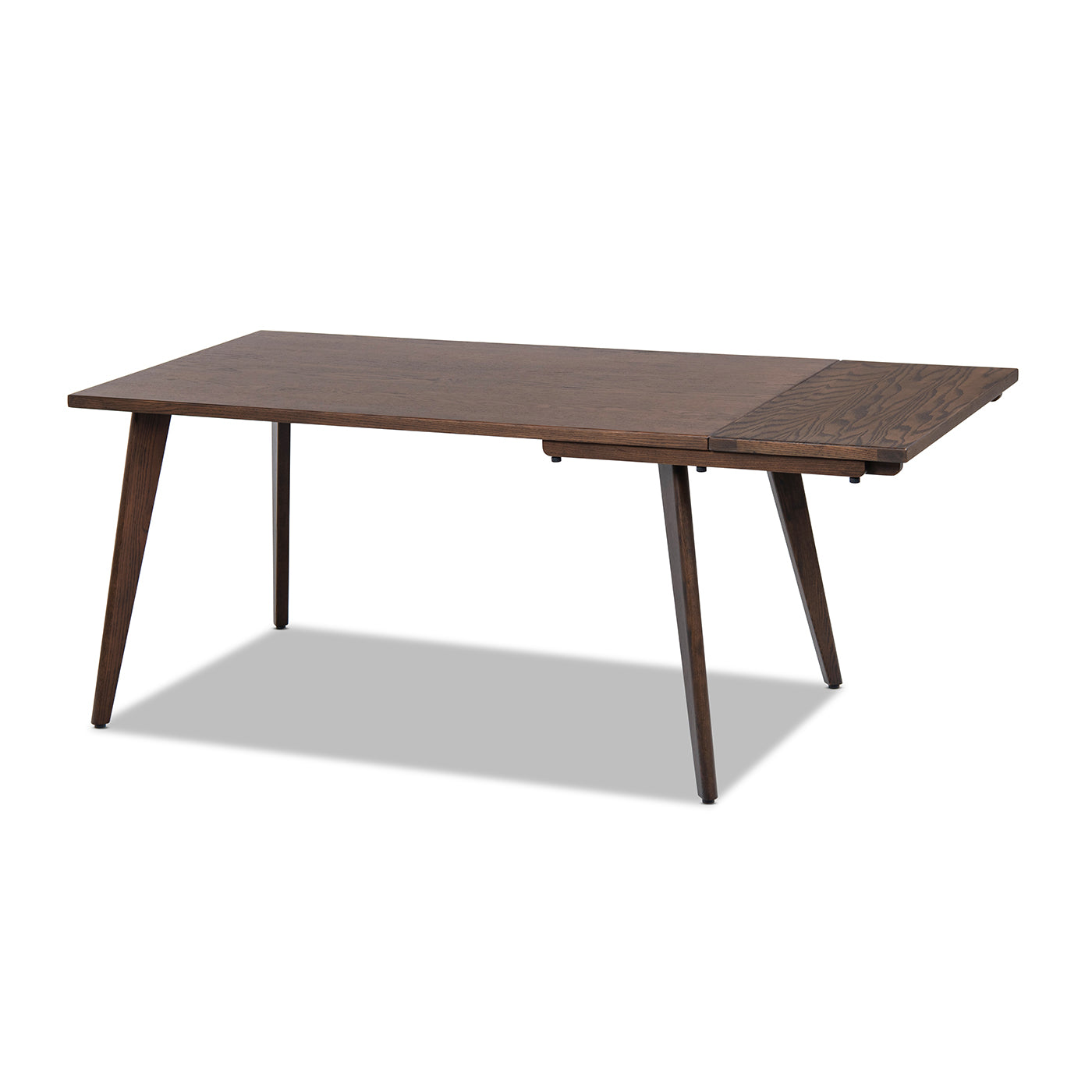 Capri 59-90.5" Solid Oak Dining Table