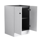 24" Freestanding Bathroom Vanity & 2 Soft-Close Cabinet Doors